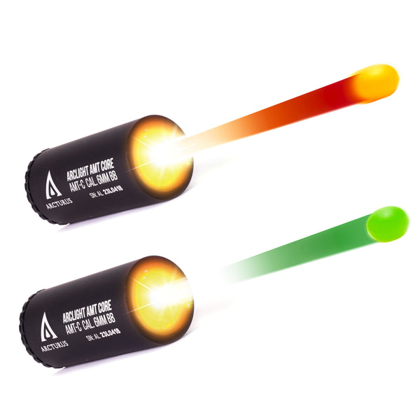 ARCTURUS RS™ SIRIUS AMT Arclight Modular Tracer Core Drop-in Unit Red/Green & Compact Mock Suppressor w/ Simulated Muzzle Flash