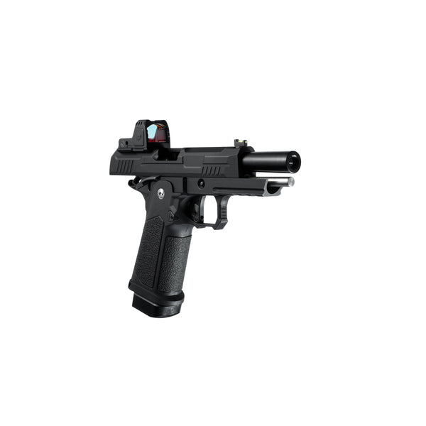 ARCTURUS Vanguard 4.3" Hi-Capa GBB Pistol w/Optics Ready Slide & ARS-1 Red Dot Combo