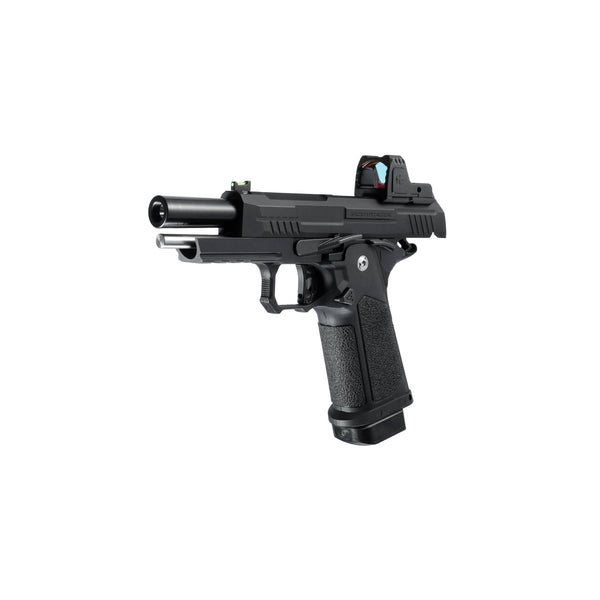 ARCTURUS Vanguard 4.3" Hi-Capa GBB Pistol w/Optics Ready Slide & ARS-1 Red Dot Combo