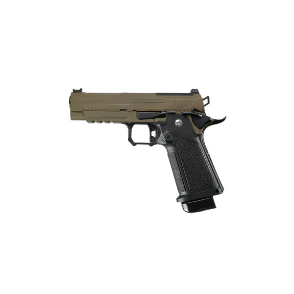 ARCTURUS Vanguard 4.3" Hi-Capa GBB Pistol w/Optics Ready Slide BLK-TAN