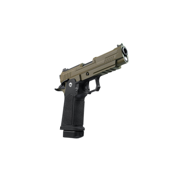 ARCTURUS Vanguard 4.3" Hi-Capa GBB Pistol w/Optics Ready Slide BLK-TAN