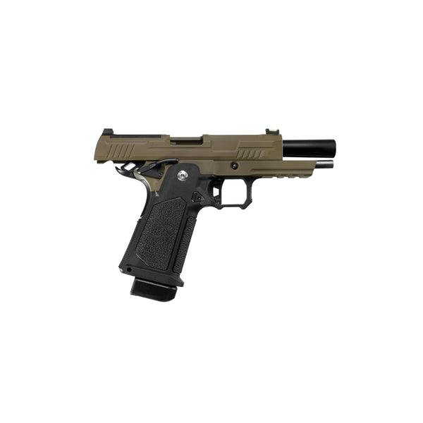 ARCTURUS Vanguard 4.3" Hi-Capa GBB Pistol w/Optics Ready Slide BLK-TAN