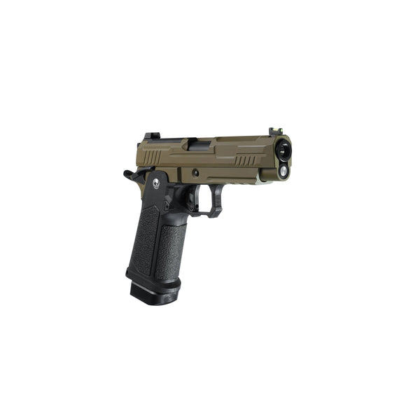 ARCTURUS Vanguard 4.3" Hi-Capa GBB Pistol w/Optics Ready Slide BLK-TAN