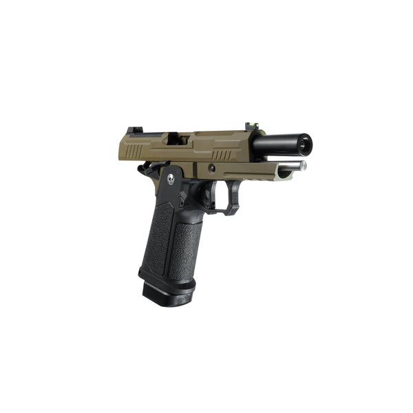 ARCTURUS Vanguard 4.3" Hi-Capa GBB Pistol w/Optics Ready Slide BLK-TAN