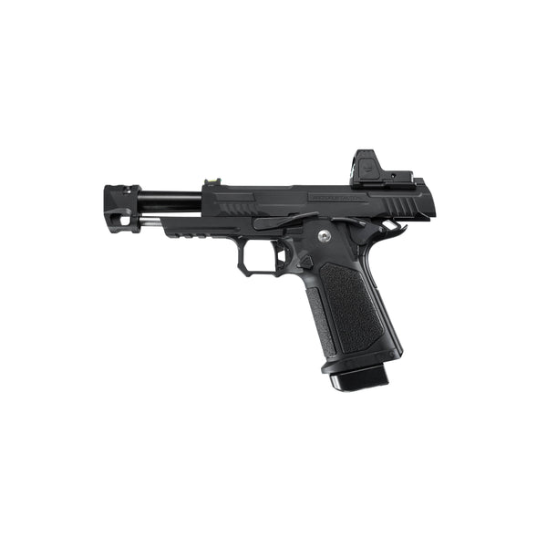 ARCTURUS Vanguard 4.3" Hi-Capa GBB Pistol w/ Optics Ready Slide & Compensator & ARS-1 Red Dot Combo