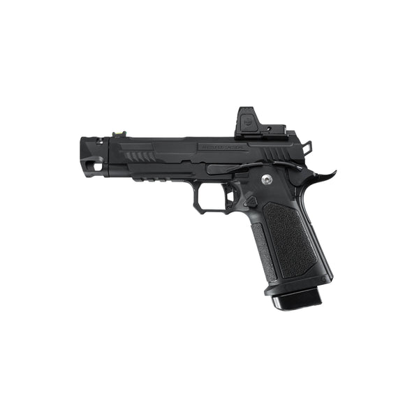 ARCTURUS Vanguard 4.3" Hi-Capa GBB Pistol w/ Optics Ready Slide & Compensator & ARS-1 Red Dot Combo