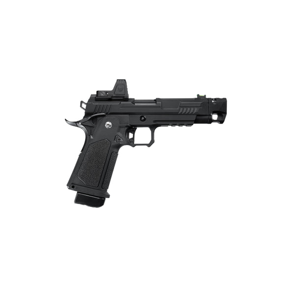 ARCTURUS Vanguard 4.3" Hi-Capa GBB Pistol w/ Optics Ready Slide & Compensator & ARS-1 Red Dot Combo