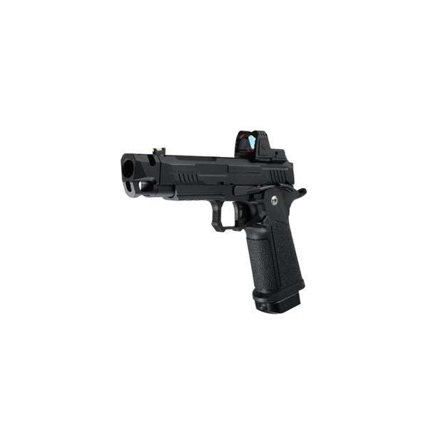 ARCTURUS Vanguard 4.3" Hi-Capa GBB Pistol w/ Optics Ready Slide & Compensator & ARS-1 Red Dot Combo