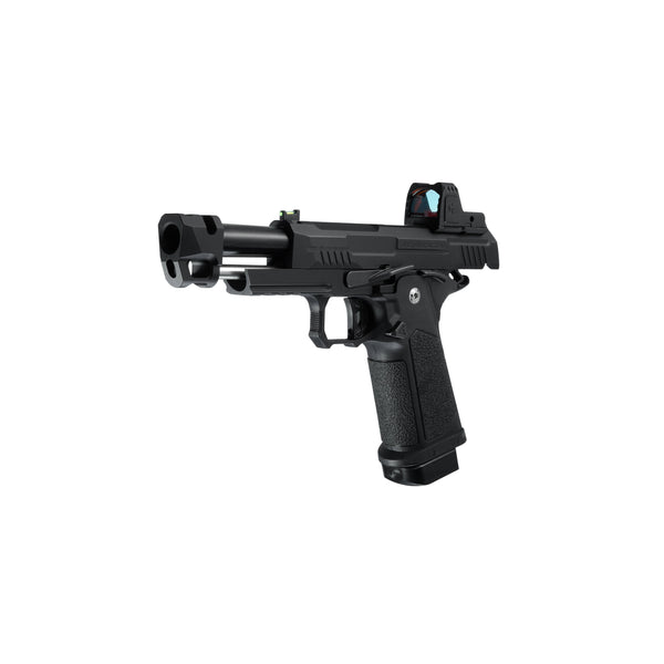 ARCTURUS Vanguard 4.3" Hi-Capa GBB Pistol w/ Optics Ready Slide & Compensator & ARS-1 Red Dot Combo