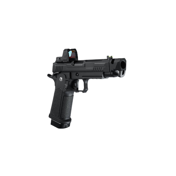 ARCTURUS Vanguard 4.3" Hi-Capa GBB Pistol w/ Optics Ready Slide & Compensator & ARS-1 Red Dot Combo