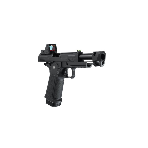 ARCTURUS Vanguard 4.3" Hi-Capa GBB Pistol w/ Optics Ready Slide & Compensator & ARS-1 Red Dot Combo