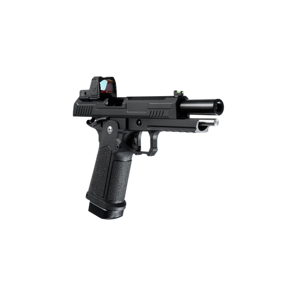 ARCTURUS Vanguard 5" Hi-Capa GBB Pistol w/Optics Ready Slide & ARS-1 Red Dot Combo