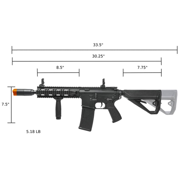 ARCTURUS LWT MK-II CQB 10" AEG SPORT Black