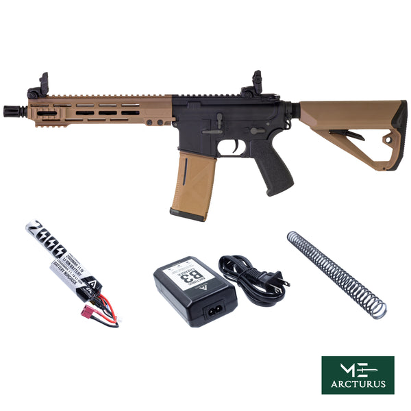 ARCTURUS LWT MK-I CQB 10" AEG SPORT Black-Tan Starter Pack