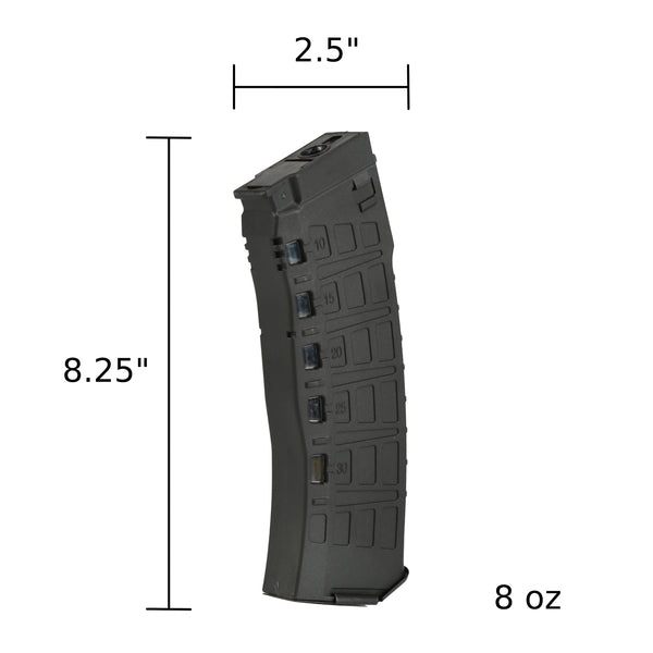 ARCTURUS AK12 550Rds Hi-Cap Wheel EMM Magazine BLK