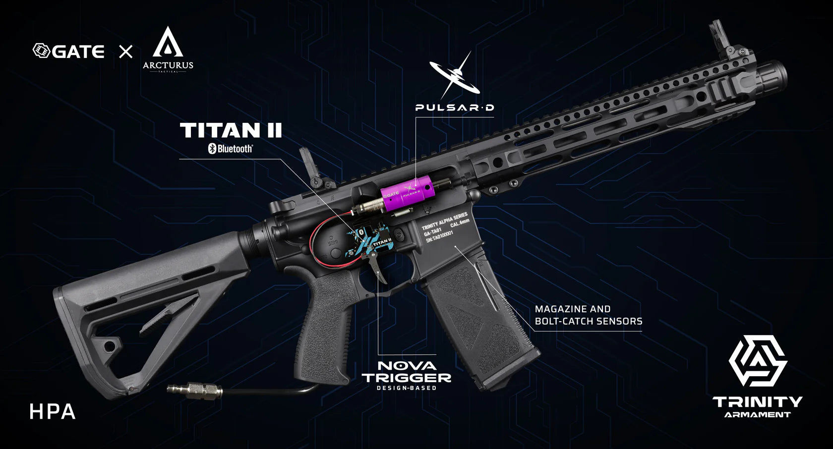 TRINITY ARMAMENT Alpha Carbine 11.5