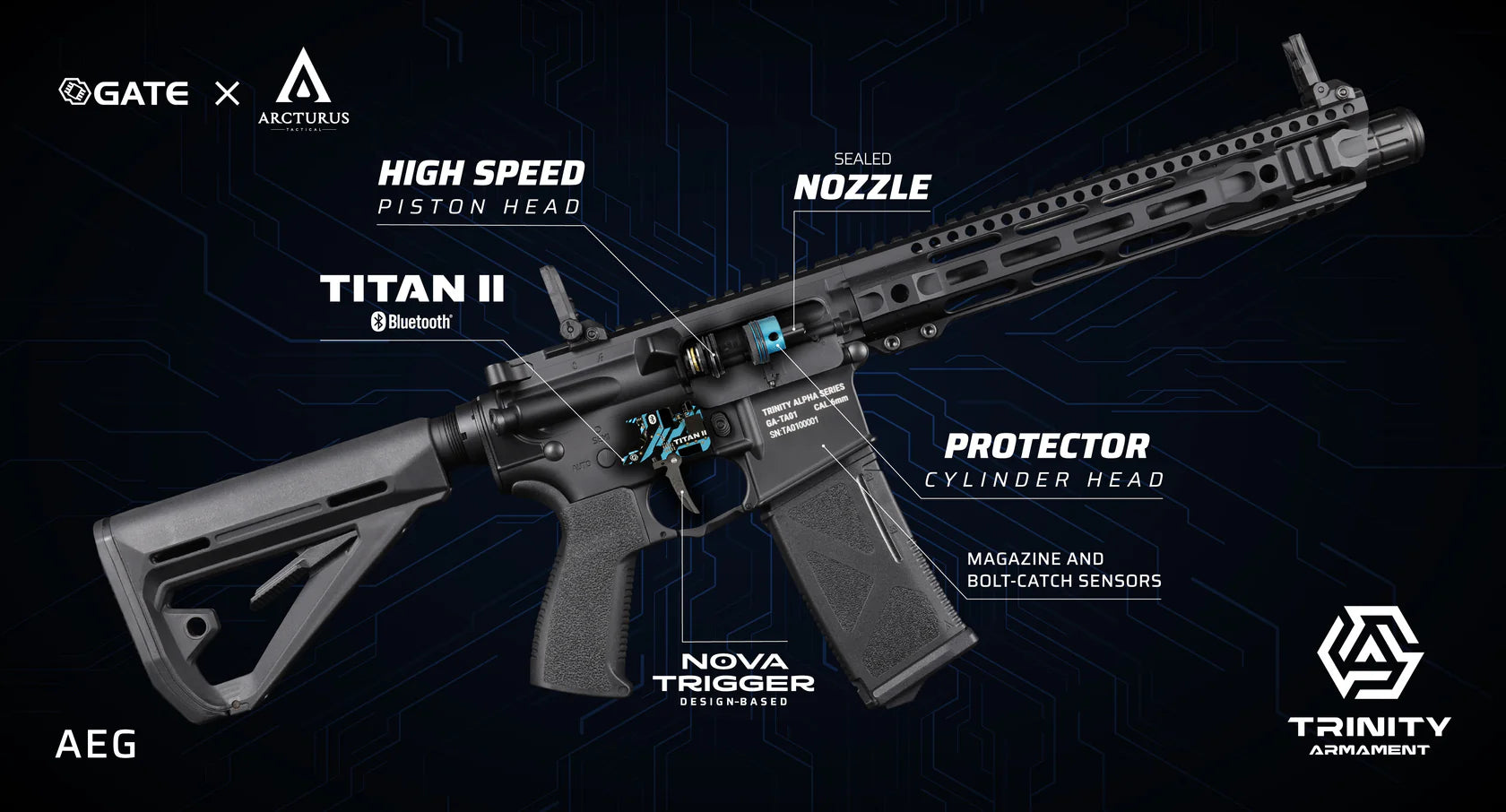 ウォーボット　トリニティーアルファ TRINITY ARMAMENT Alpha Carbine 11.5